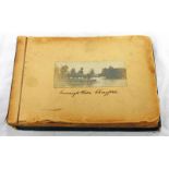 19TH CENTURY PHOTOGRAPH ALBUM WITH VARIOUS EARLY FAMILY & OTHER PHOTOGRAPHS