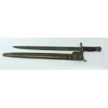 WORLD WAR I 1913 BAYONET STAMPED REMINGTON,