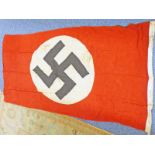 GERMAN STYLE FLAG MARKED "BERLIN 1940 85 X 150" 141CM X 80CM
