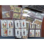 SELECTION OF MILITARY POSTCARDS TO INCLUDE BRITISH MILITARY, WW1 RELATED CARDS,