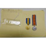 PAIR OF BRITISH WW1 HISTORY AND WAR MEDALS 1914-1919 AND 1914-1918 TO 690386 PTE S TEMPLETON AN.