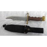 GERMAN HUNTING KNIFE BY CARL SCHLIEPER SOLINGEN WITH A 19.