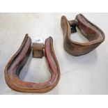 PAIR OF WESTERN STIRRUPS