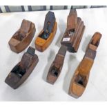 SELECTION OF ASSORTED EXAMPLES OF BLOCK PLANES IN ONE BOX