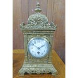 EARLY 20TH CENTURY BRASS CLOCK