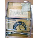 STARRETT MICROMETER CALIPER IN FITTED CASE