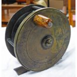 19TH CENTURY BRASS 3 1/2" REEL