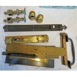 BRASS LOCKERS PATENT DOOR LOCK SLIDE, METAL DOOR LOCK SLIDE, BRASS DOOR PLATES,