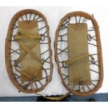 PAIR OF 19TH OR EARLY 20TH CENTURY SNOW SHOES