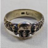 THIRD REICH SS STYLE HONOUR RING