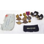 CORONATION MEDAL, MILITARY BUTTONS, AUSTRALIAN MILITARY BADGES,