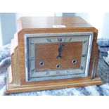 MAHOGANY MANTLE CLOCK