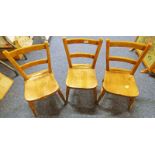 SET OF 3 CHILDREN CHAIRS AND ONE OTHER