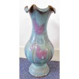 LARGE SONG DYNASTY STYLE BLUE/PURPLE VASE 52 CM TALL