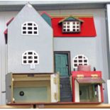 THREE STOREY WOODEN DOLLS HOUSE