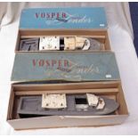 TWO VOSPER THRONYCROFT R.A.F. CRASH TENDERS. BOTH BOXED.