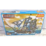 COGO 3120 - 807 PIECE SEA POWER PIRATE SHIP STILL SEALED