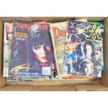 SELECTION OF VARIOUS COMICS INCLUDING JUDGE DREDD, STAR TREK,