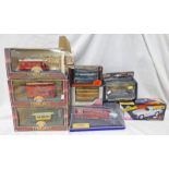 SELECTION OF CORGI, OXFORD DIECAST, EFE MODEL VEHICLES INCLUDING SCANIA R420 TOPLINE C/SIDE,