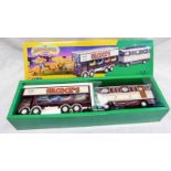 CORGI 24801 - LEYLAND DODGEM TRUCK & CARAVAN SET, SILOCKS OF WARRINGTON FROM THE SHOWMANS RANGE.