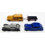 FOUR DINKY TOYS INCLUDING 39B - OLDSMOBILE, 36-C HUMBER,