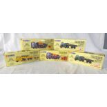 FIVE CORGI MODEL VEHICLES FROM THE BREWERY COLLECTION INCLUDING 20901 - AEC CHAINS AND BARREL SET,