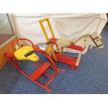 MOBO ROCKING TOY TOGETHER WITH WOODEN PUSH-A-ALONG HORSE