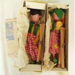 TWO PELHAM PUPPETS INCLUDING DUTCH BOY TOGETHER WITH DUTCH GIRL.