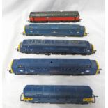 FIVE HORNBY, BACHMANN, LIMA 00 GAUGE LOCOMOTIVES INCLUDING CLASS 55 ' ROYAL SCOTS GREY' 55 022,