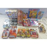 SELECTION OF VARIOUS ACTION FIGURES INCLUDING ARMOR TECH (NEGATIVE ZONE UPGRADE) IRON MAN,