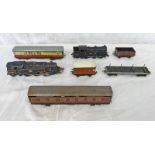 HORNBY DUBLO (3-RAIL) 2-6-4 B.R. BLACK 80054 LOCOMOTIVE TOGETHER WITH 0-6-2T L.M.S.