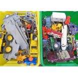 SELECTION OF PLAYWORN MODEL VEHICLES FROM CORGI, MATCHBOX, MAJORETTE ETC.