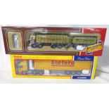 TWO CORGI 1:50 SCALE MODEL HGVS INCLUDING CC12702 - ERF ECS CURTAINSIDE,