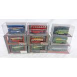 NINE CORGI ORIGINAL OMNIBUS MODEL BUSES INCLUDING 97858 - BRISTOL K6B, CALEDONIAN OMNIBUS CO LTD,