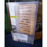 COLLECTORS DISPLAY CABINET 68 X 11 X 20CM NEW IN BOX