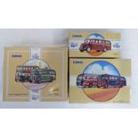 THREE CORGI MODEL BUS SETS INCLUDING 97072 - THE PROVINCIAL SET,