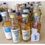 APPROX 30 VARIOUS BLENDED WHISKY MINIATURES INCLUDING CRATHES CASTLE, GREY MARES TALE,