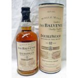 1 BOTTLE BALVENIE DOUBLE WOOD 12 YEAR OLD SINGLE MALT WHISKY - 70CL,