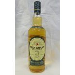 1 BOTTLE GLEN GRANT SINGLE MALT WHISKY, OLD MAJOR LABEL, 40%,