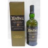 1 BOTTLE ARDBEG 17 YEAR OLD SINGLE MALT WHISKY - 70CL, 40% VOL,