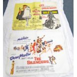 2 FILM POSTERS - THE SILENCERS 75 X 60 CM,