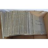 17 VOLUMES OF THE JOURNAL OF THE ROYAL ARTILLERY, 4 VOLUMES 1929, 4 VOLUMES 1931,