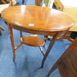 EARLY 20TH CENTURY OVAL MAHOGANY TABLE