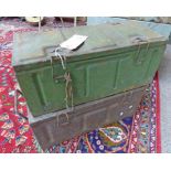 2 WW2 AMMO BOXES,