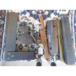 2 PULLEYS, SPOKE SHAVE,