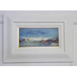 NAEL HANNA - (ARR), SCOTTISH EAST COAST SCENE, SIGNED, FRAMED OIL PAINTING,