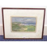 SCOTTISH COLOURIST SCHOOL, SEASCAPE, FRAMED OIL PAINTING,