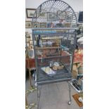 LARGE METAL PARROTT/BUDGIE CAGE 177CM TALL