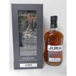 1 BOTTLE JURA 21 YEAR OLD SINGLE MALT WHISKY - 70CL, 44% VOL,