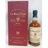 1 BOTTLE BALVENIE ROSE CASK STRENGTH 16 YEAR OLD SINGLE MALT WHISKY - 70CL, 53.